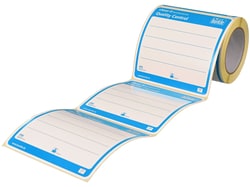 BURKLE INC&nbsp;close-it food & pharma maxi seal, 5.91x5.91 in. (150x150 mm), blue