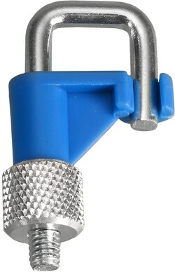 BURKLE INC&nbsp;stop-it hose clamp, Easy-Click, Ø 0.39 in. (10 mm), blue