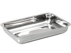 BURKLE INC&nbsp;Bowl stainless steel, shallow form, 11.81x9.84x1.97 in. (300x250x50mm)