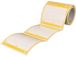 BURKLE INC&nbsp;close-it food & pharma maxi seal, 5.91x5.91 in. (150x150 mm), yellow