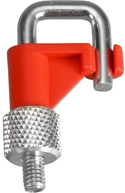 BURKLE INC&nbsp;stop-it hose clamp, Easy-Click, Ø 0.39 in. (10 mm), red