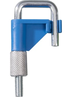 BURKLE INC&nbsp;stop-it hose clamp, Easy-Click, Ø 0.59 in. (15 mm), blue