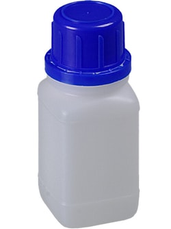 BURKLE INC&nbsp;Narrow-necked reagent bottle, HDPE, 3.38 oz. (100 ml), with cap