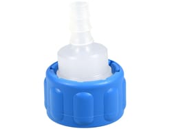 Hose nozzle Ø 0.31 in. (8 mm), straight, StopCock