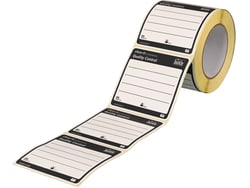 BURKLE INC&nbsp;close-it food & pharma control seal, 3.74x3.74 in. (95x95 mm),black