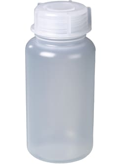 BURKLE INC&nbsp;Wide-necked bottle, PP, round, 33.81 oz. (1000 ml), with cap
