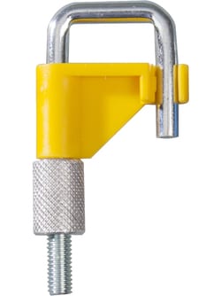 BURKLE INC&nbsp;stop-it hose clamp, Easy-Click, Ø 0.59 in. (15 mm), yellow