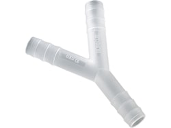 BURKLE INC&nbsp;Y-connector, PP, f. Ø 0.35-0.43 in. (9-11 mm), cylindrical nozzles