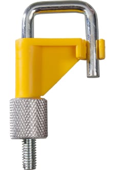 BURKLE INC&nbsp;stop-it hose clamp, Easy-Click, Ø 0.79 in. (20 mm), yellow