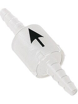 BURKLE INC&nbsp;Non-return valve, conical nozzle, Ø 0.24-0.31 in. (6-8 mm), printed