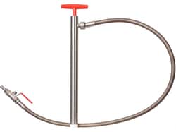 BURKLE INC&nbsp;Stainless steel barrel pump withd. hose/stopcock, 14.17 in. (36 cm)