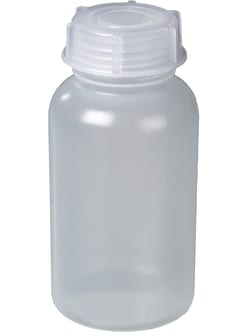 BURKLE INC&nbsp;Wide-necked bottle, PP, round, 16.91 oz. (500 ml), with cap