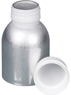 BURKLE INC&nbsp;Aluminium bottle, UN, AL 99.5, 4.06 oz. (120 ml) with cap