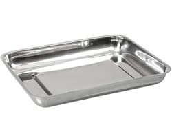 BURKLE INC&nbsp;Bowl stainless steel, shallow form, 11.02x7.09x1.97 in. (280x180x50mm)
