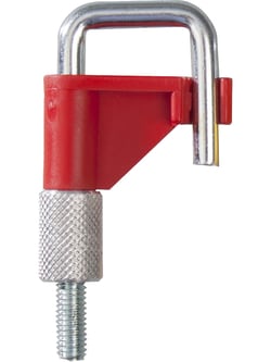BURKLE INC&nbsp;stop-it hose clamp, Easy-Click, Ø 0.59 in. (15 mm), red