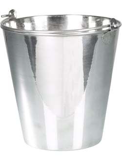 BURKLE INC Bucket, stainless steel, V2A, capacity 3.96 gal. (15l), Quantity: