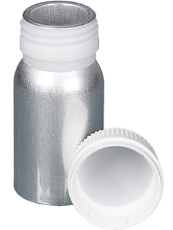 BURKLE INC&nbsp;Aluminium bottle, UN, AL 99.5, 2.03 oz. (60 ml) with cap