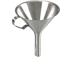 BURKLE INC&nbsp;Funnel, stainless steel, V2A, outer-Ø 3.94 in. (100 mm)
