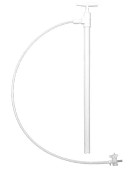 BURKLE INC&nbsp;PTFE barrel pump Ultrapure with d. hose/stopc., 23.62 in. (60 cm)