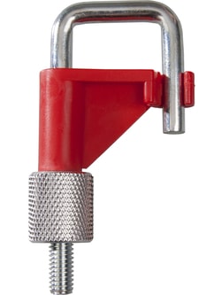 BURKLE INC&nbsp;stop-it hose clamp, Easy-Click, Ø 0.79 in. (20 mm), red