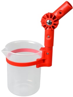 BURKLE INC&nbsp;Scoop angular beaker, PP, 67.63 oz. (2000 ml), TeleScoop