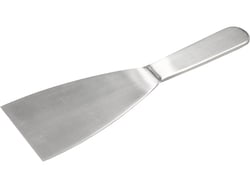 Scraper stainless steel, AISI 316, LxW 9.06 x 1.18 in (230 x 30 mm)