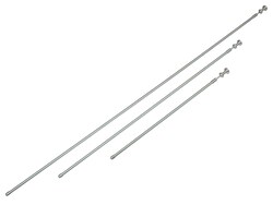 BURKLE INC&nbsp;Mini ViscoSampler, V4A, 59.06 in. (150 cm), volume75 ml, Ø 0.59 in. (15 mm)