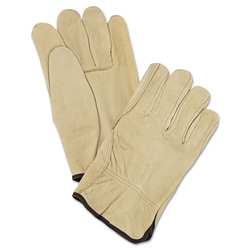 Essendant GLOVESL THMB GRN LEA DRV