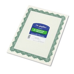 Essendant PAPERCERTIF 25SHGN, Quantity: Pack of 25
