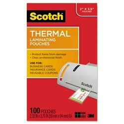Essendant POUCHTHERML5MIL100CLR