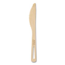 Essendant&nbsp;World Centric Bamboo Cutlery  Knife  Paper  Natural  2 000/Carton