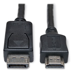 Essendant&nbsp;Tripp Lite by Eaton DisplayPort to HDMI Cable Adapter (M/M)  6 ft  Black