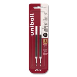Essendant uniball Refill for Signo Gel 207 Pens  Medium 0 7 mm Conical Tip  Black Ink  2/Pack