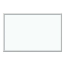 Essendant&nbsp;U Brands Melamine Dry Erase Board  36x24 (Actual Size- 35x23)  White Surface  Satin Aluminum Frame