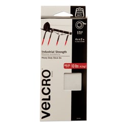 Essendant VELCRO Brand Industrial-Strength Heavy-Duty Fasteners  2x4 ft  White