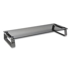 Essendant&nbsp;Tripp Lite by Eaton Universal Glass-Top Monitor Riser  22x8x3  Clear  Supports 3 9 lbs