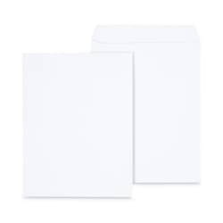 Essendant&nbsp;Universal Peel Seal Strip Catalog Envelope  13 1/2  Square Flap  Self-Adhesive Closure  10x13  White  100/Box