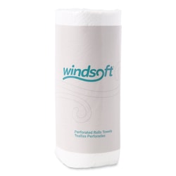 Essendant Windsoft Kitchen Roll Towels  2-Ply  11x8 8  White  100/Roll