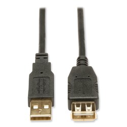 Essendant Tripp Lite by Eaton USB 2 0 A Extension Cable  10 ft  Black