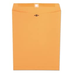 Essendant&nbsp;Universal Kraft Clasp Envelope  32 lb Bond Weight Kraft  97  Square Flap  Clasp/Gummed Closure  10x13  Brown Kraft  100/Box