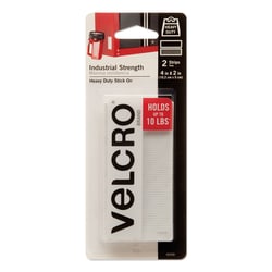 Essendant VELCRO Brand Industrial-Strength Heavy-Duty Fasteners  2x4  White  2/Pack