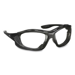 Essendant&nbsp;Honeywell Uvex Seismic Sealed Eyewear  Black Polycarbonate Frame  Clear Polycarbonate Lens