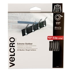 Essendant VELCRO Brand Heavy-Duty Fasteners  Extreme Outdoor Performance  1x10 ft  Titanium