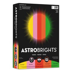 Essendant&nbsp;Astrobrights Color Paper -Vintage Assortment  24 lb Bond Weight  8 5x11  Assorted Vintage Colors  500/Ream
