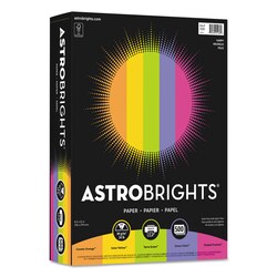 Essendant&nbsp;Astrobrights Color Paper - Happy Assortment  24 lb Bond Weight  8 5x11  Assorted Happy Colors  500/Ream
