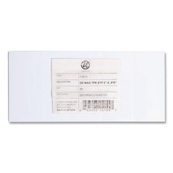 Essendant&nbsp;U Brands Dry Erase Magnetic Tape Strips  2x0 88  White  25/Pack