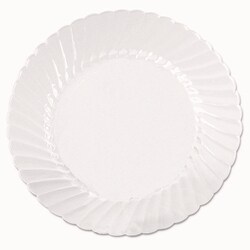 Essendant&nbsp;Stylish plastic dinnerware is made to be sturdy  Presents the elegance of china in a more durable plastic form  Provides the convenience of easy cleanup and disposability  Adds a touch of grace to any occasion