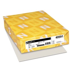 Essendant&nbsp;Neenah Paper Exact Index Card Stock  110 lb Index Weight  8 5x11  Gray  250/Pack