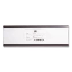 Essendant&nbsp;U Brands Magnetic Card Holders  6x2  Black  10/Pack