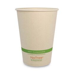 Essendant&nbsp;World Centric No Tree Paper Bowls  32 oz  4 4 Diameterx5 8 h  Natural  Sugarcane  500/Carton